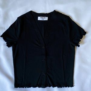 Lettuce Edge Crop Top